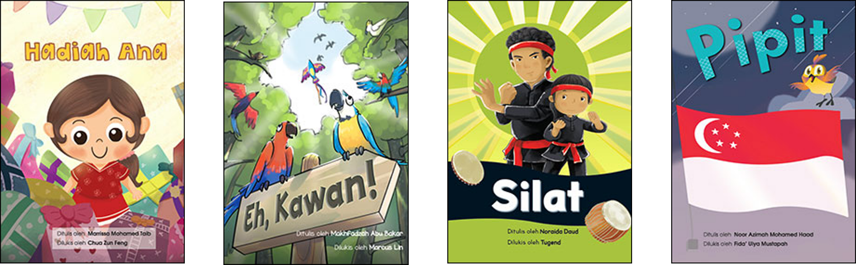 covers of big books in Malay language